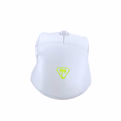 Turtle Beach Pure Air - Souris de gaming RGB ergonomique sans fil ultra-légère, capteur optique 26 000 PPP, batterie 125 heures, double système sans fil, interrupteurs optiques TITAN, Bluetooth, éclairage RGB. Semi-translucide blanc - Vue supplémentaire 4
