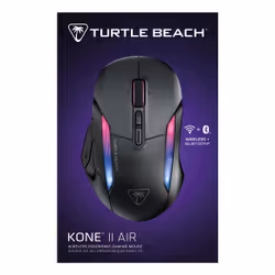 Turtle Beach Kone II Air - Souris gaming RGB ergonomique sans fil, batterie 350 h, capteur optique 26 000 DPI, interrupteurs optiques 100 M de clics, 21 entrées personnalisables, molette 4D Free-Spin - Noir cendre - Vue supplémentaire 17