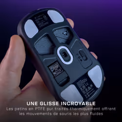 Turtle Beach Burst II Air - Souris gaming sans fil 2,4 GHz : ultralégère avec 47 g, touches optiques, symétrique, capteur optique 26 000 PPP, Bluetooth, autonomie 120 heures, câble USB-C Noir - Vue supplémentaire 10