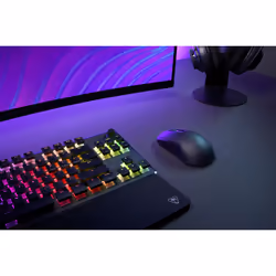 Turtle Beach Burst II Air - Souris gaming sans fil 2,4 GHz : ultralégère avec 47 g, touches optiques, symétrique, capteur optique 26 000 PPP, Bluetooth, autonomie 120 heures, câble USB-C Noir - Vue supplémentaire 13