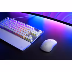 Turtle Beach Burst II Air - Souris gaming sans fil 2,4 GHz : ultralégère avec 47 g, touches optiques, symétrique, capteur optique 26 000 PPP, Bluetooth, autonomie 120 heures, câble USB-C Blanc - Vue supplémentaire 13