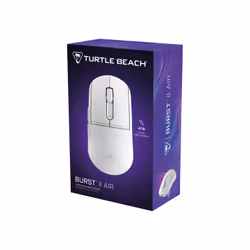 Turtle Beach Burst II Air - Souris gaming sans fil 2,4 GHz : ultralégère avec 47 g, touches optiques, symétrique, capteur optique 26 000 PPP, Bluetooth, autonomie 120 heures, câble USB-C Blanc - Vue supplémentaire 14