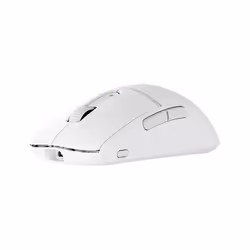 Turtle Beach Burst II Air - Souris gaming sans fil 2,4 GHz : ultralégère avec 47 g, touches optiques, symétrique, capteur optique 26 000 PPP, Bluetooth, autonomie 120 heures, câble USB-C Blanc