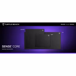 Turtle Beach Sense Core Mini Tapis de souris PC Gaming - support en caoutchouc antidérapant, surface équilibrée en tissu micro-tissé, lisse, durable, petit, rectangulaire, noir - Vue supplémentaire 12