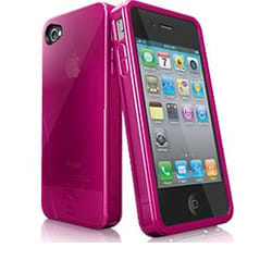 iSkin Solo, iPhone 4/4S coque de protection pour téléphones portables Housse Rose