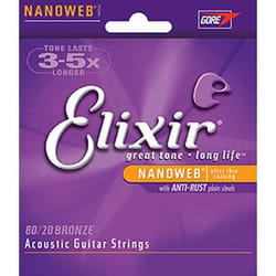 Elixir Strings 11002 corde d'instrument de musique Acoustique 6 pièce(s) Acier Guitare
