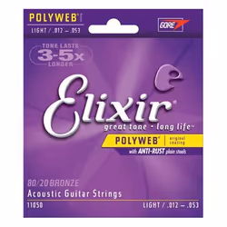 Elixir Strings 11050, Guitare, Acoustique, 6 pièce(s)