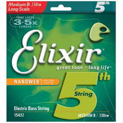 Elixir Strings 15432, Guitare, Acier, Basse, 1 pièce(s)