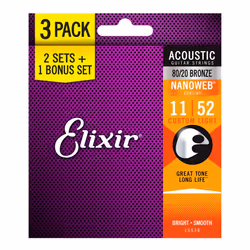 Elixir Strings 16538, Guitare, Acoustique, 18 pièce(s)