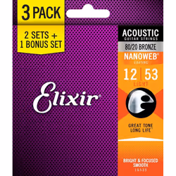 Elixir Strings 16539, Guitare, Acoustique, 18 pièce(s)