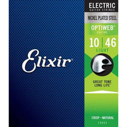 Elixir Strings 19102 corde d'instrument de musique Electrique 6 pièce(s) Acier Guitare