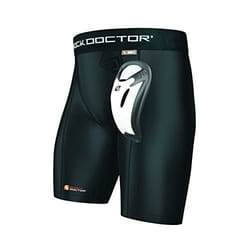 Short de compression Shock Doctor avec Bioflex Cup noir - S