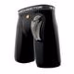 Short de compression Shock Doctor avec Bioflex Cup noir - XXL