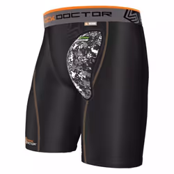 Coquille de Baseball Shock Doctor Air Core Ultra Souple avec Short Noir -Shock Doctor- Taille :L