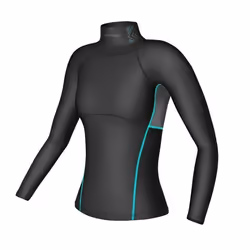 Maillot manches longues col montant femme Shock Doctor Ultra Comp