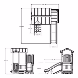 Step2 Woodland Adventure Playhouse & Slide - Vue supplémentaire 20