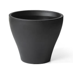 Step2 Fernway - Pot De Fleurs - Onyx Noir Jardinière Balcon Léger Et Facile À Déplacer - Plastique Rotomoulé - 50,8 X 50,8 X 61 Cm