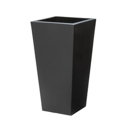 Pot de Fleur - STEP 2 - Tremont - Carré - Avec réserve deau - Onyx noir
