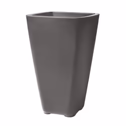 Pot de Fleur Grand - Cèdre foncé  Jardinière Balcon Léger et Facile à déplacer - 428 x 428 x 66 cm - Step2 Bridgeview