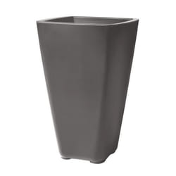Pot de Fleur Grand - Cèdre foncé  Jardinière Balcon Léger et Facile à déplacer - 428 x 428 x 66 cm - Step2 Bridgeview