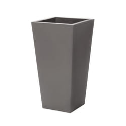 Pot de Fleur - Carré Grand - Cèdre Foncé  Jardinière Balcon Léger Facile à déplacer - 381 x 381 x 711 cm - Step2 Tremont