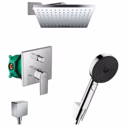 Description générale Profitez d'un confort de douche inégalé avec ce Set de douche encastré tout en un Hansgrohe Vernis Shape ...