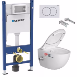 Description générale Optez pour la qualité et la simplicité d’installation du Pack WC Bâti-support Duofix + WC sans bride Inf ...