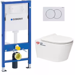 Description générale Le Pack Bâti-support 112 cm + WC sans bride de Swiss Aqua Technologies est conçu pour une installation s ...