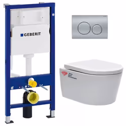 Optez pour la qualité et la simplicité d'installation avec cet ensemble pour WC suspendu . Grâce à l'association du bâti-supp ...