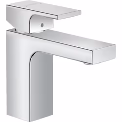 Caractéristiques du Mitigeur de lavabo ComfortZone 100 avec cartouche céramique, Chrome, Hansgrohe Vernis Shape (71569000) : ...