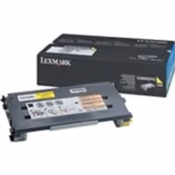 Lexmark C500 Yellow Toner Cartridge (1.5K), 1500 pages, Jaune