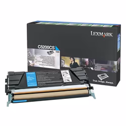 Lexmark C5200CS, 1500 pages, Cyan, 1 pièce(s)