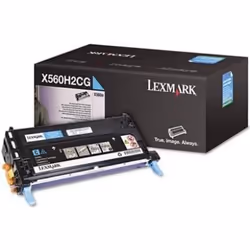 Lexmark 0X560H2CG, Cyan, 1 pièce(s)