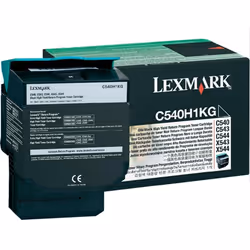 Lexmark C540H1KG, 2500 pages, Noir, 1 pièce(s)