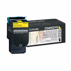 Lexmark C540H2YG, 2000 pages, Jaune, 1 pièce(s)