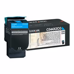 Lexmark C544X2CG, 4000 pages, Cyan, 1 pièce(s)