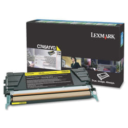 Lexmark C746A1YG Cartouche de toner 1 pièce(s) Original Jaune