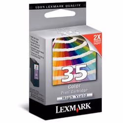 Lexmark 35 High Yield Colour Print Cartridge, Encre à pigments