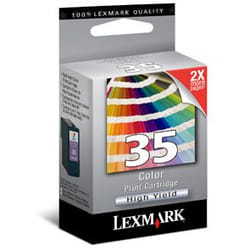Lexmark 35 High Yield Colour Print Cartridge cartouche d'encre Original Cyan, Magenta, Jaune
