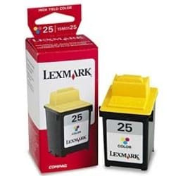 Lexmark #25 Color High Yield Print Cartridge cartouche d'encre Original Cyan, Magenta, Jaune