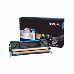 Lexmark C746A3CG, 7000 pages, Cyan, 1 pièce(s)