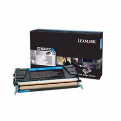 Lexmark X746A3 C, 7000 pages, Cyan, 1 pièce(s)