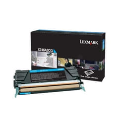 Lexmark X746A3 C Cartouche de toner 1 pièce(s) Original Cyan