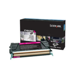 Lexmark X746A3 M Cartouche de toner 1 pièce(s) Original Magenta