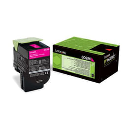 Lexmark 802M Cartouche de toner 1 pièce(s) Original Magenta