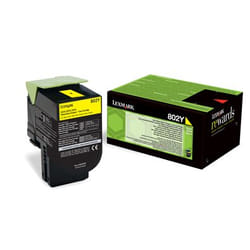 Lexmark 802Y Cartouche de toner 1 pièce(s) Original Jaune