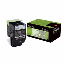 Lexmark 802K, 1000 pages, Noir, 1 pièce(s)