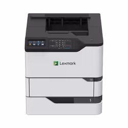 Lexmark MS826de, Laser, 1200 x 1200 DPI, A4, 66 ppm, Impression recto-verso, Noir, Blanc