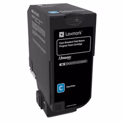 Lexmark 74C2SC0, 7000 pages, Cyan, 1 pièce(s)