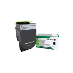 Lexmark 71B20K0 Cartouche de toner 1 pièce(s) Original Noir